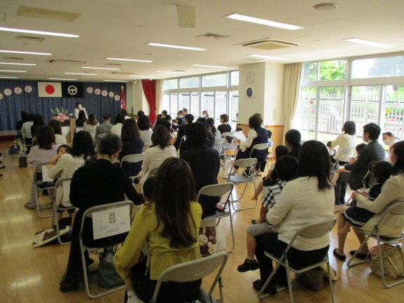 写真:入園式の様子1