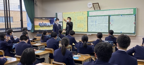 写真:学級指導