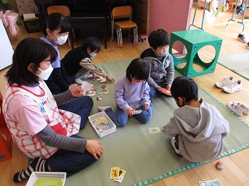 写真:お正月遊びの会1