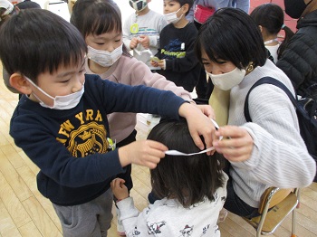 写真:新入園児体験入園の代わりに2