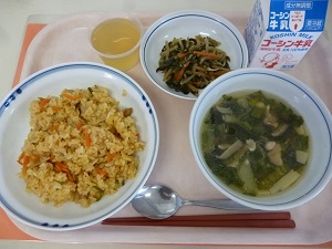 写真:2月1日の給食