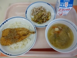 写真:2月3日の給食