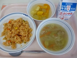 写真:2月4日の給食