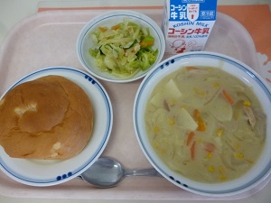 写真:2月7日の給食