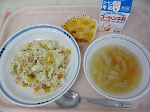 写真:2月15日の給食