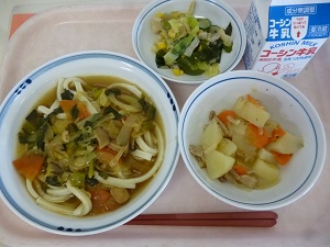 写真:2月28日の給食