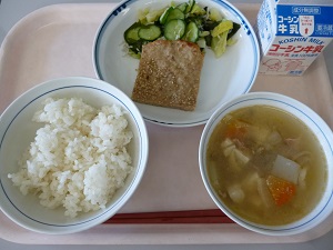 写真:3月9日の給食