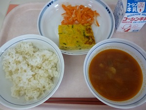 写真:3月11日の給食