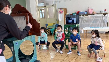 写真:2月16日　3歳もも組2