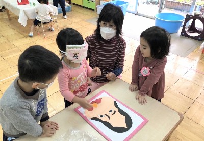 写真:1月11日 3歳もも組2