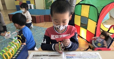 写真:1月12日 3歳もも組1