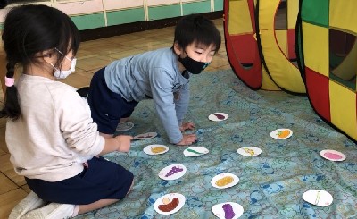 写真:1月12日 3歳もも組2