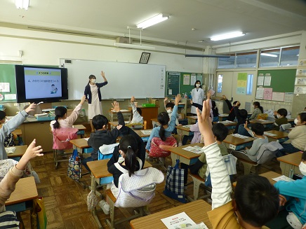 写真:歯・口の健康づくりの授業4