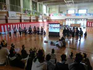 写真:6年生を送る会の様子6