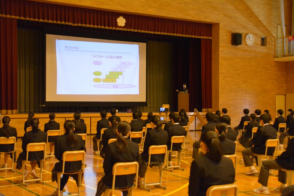 写真:食育講演会2