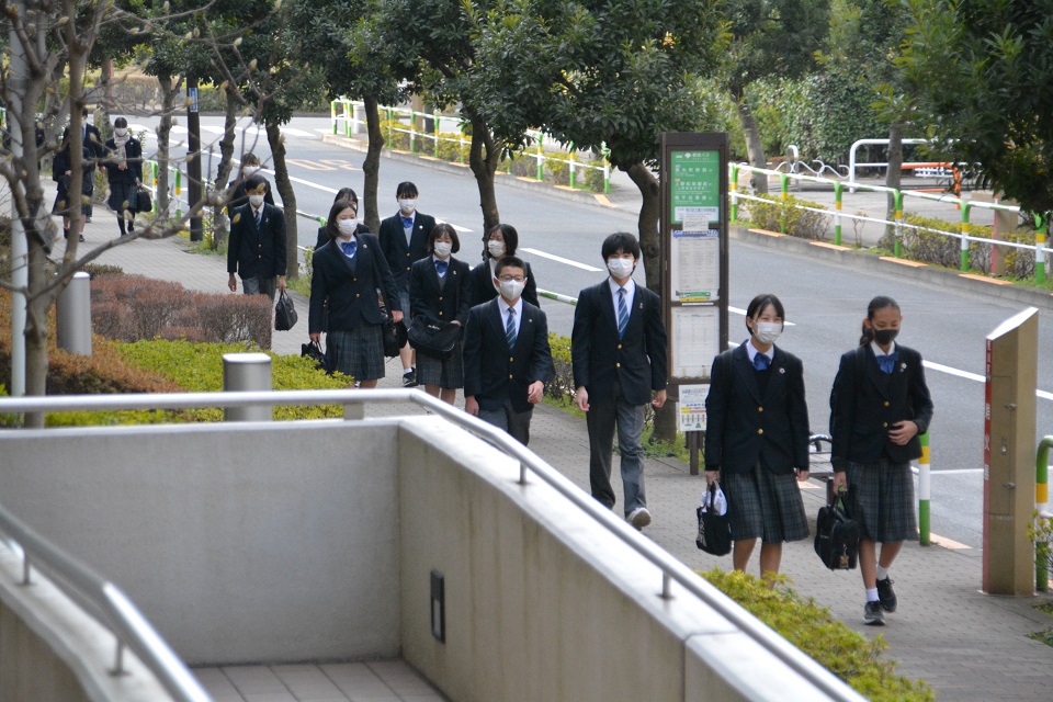 写真:登校から始業前1