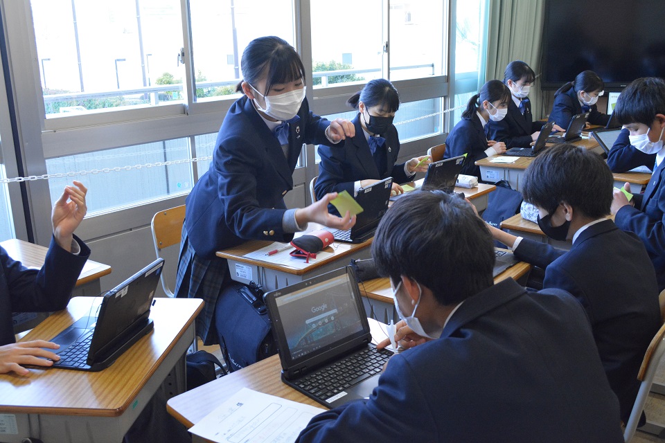 写真:川越校外学習の事前学習1