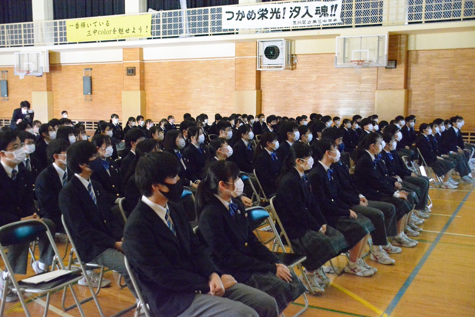 写真:3年生を送る会4