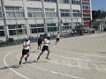 写真:陸上記録会の様子1