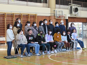 写真:のぎく学級の卒業生を送る会3