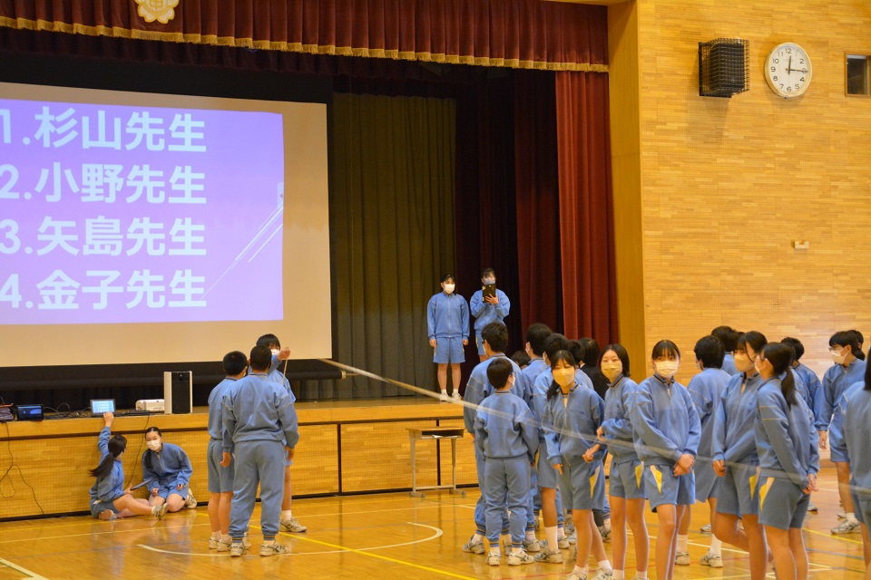 写真:2年学年集会1