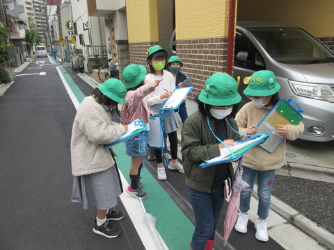 町探検の様子