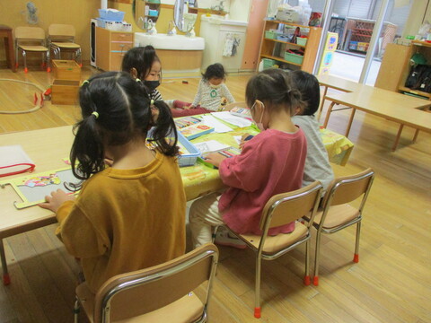 3才児クラスが遊んでいる様子