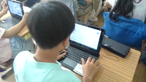 タブレットPCを使った調べ学習