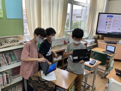 パソコンクラブの様子