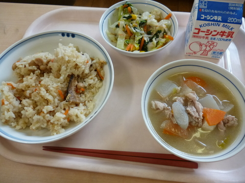 10月12日給食