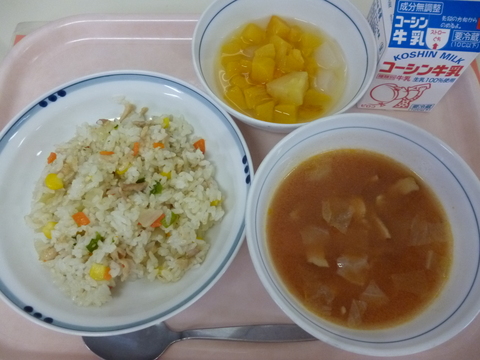 10月13日給食