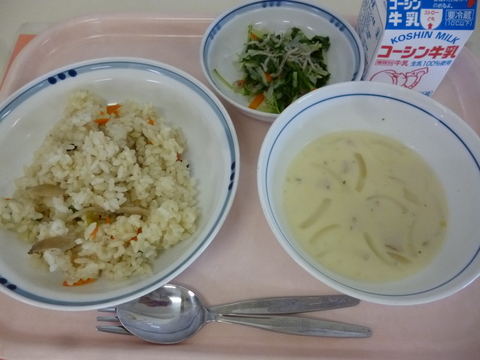 10月26日給食