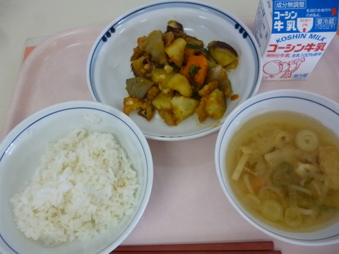 10月27日給食