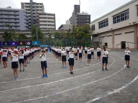 連合運動会風景