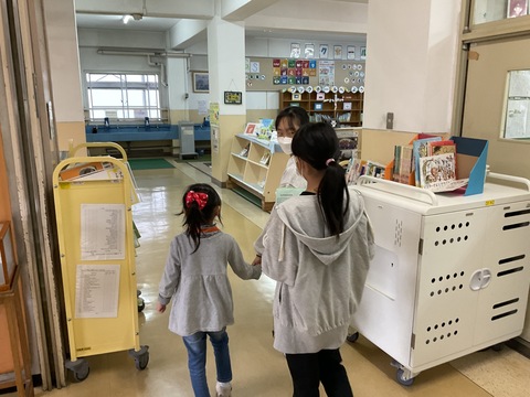 就学時検診を手伝ってくれました。