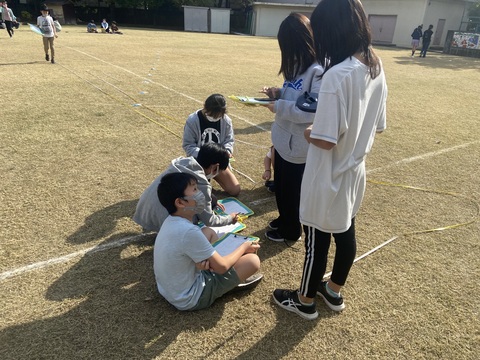 学習したことを日常で生かすことができて、児童も楽しそうでした。