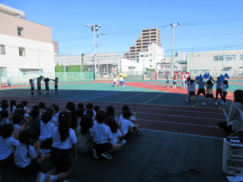 ひぐらし小学校1年生との交流