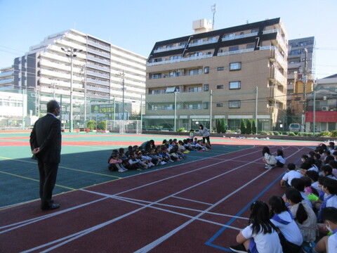 ひぐらし小学校1年生との交流