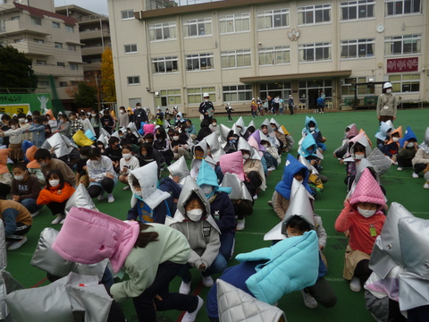 避難の様子