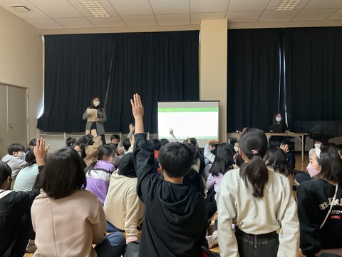 児童は積極的に学習しました。
