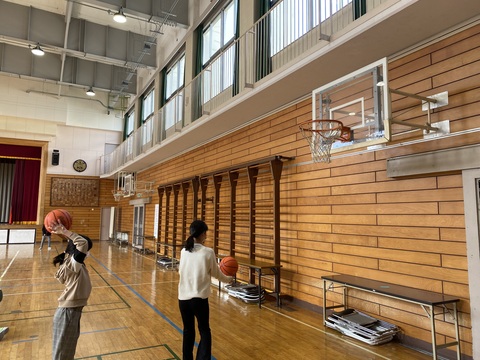 体育館遊びの様子です。