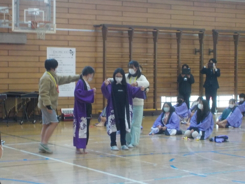 法被の引き継ぎも行われました。