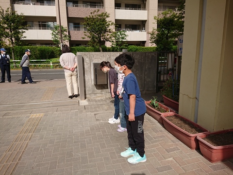 あいさつ当番