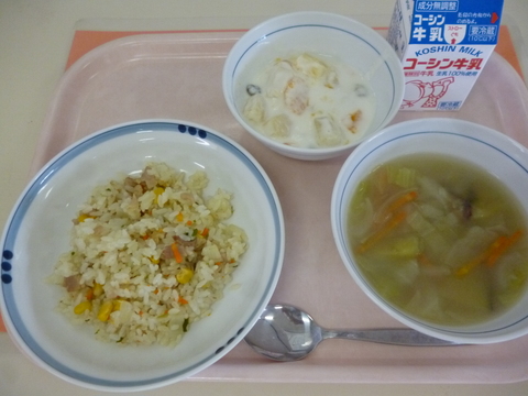 10月11日給食