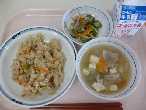 10月12日給食