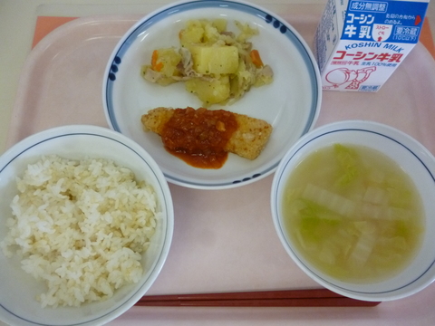 10月30日給食