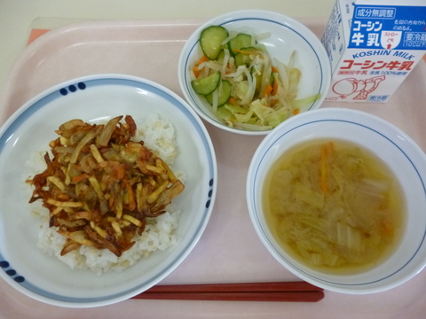 11月7日給食