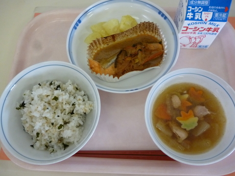 11月29日給食