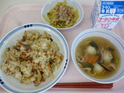 12月13日給食