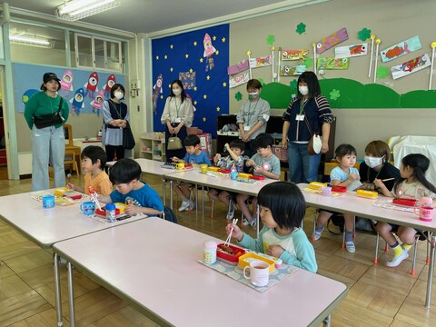 給食参観試食会1